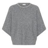 Kaffe Womens Jumper KABetty Grey Melange