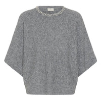 Kaffe Womens Jumper KABetty Grey Melange