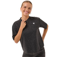 Kaffe Womens T-Shirt KALeslie Dark Grey Melange