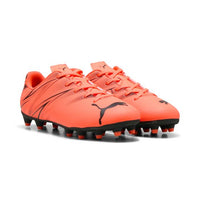 Puma Junior Turf Boot Attacanto FG/AG Glowing Red/Puma Black