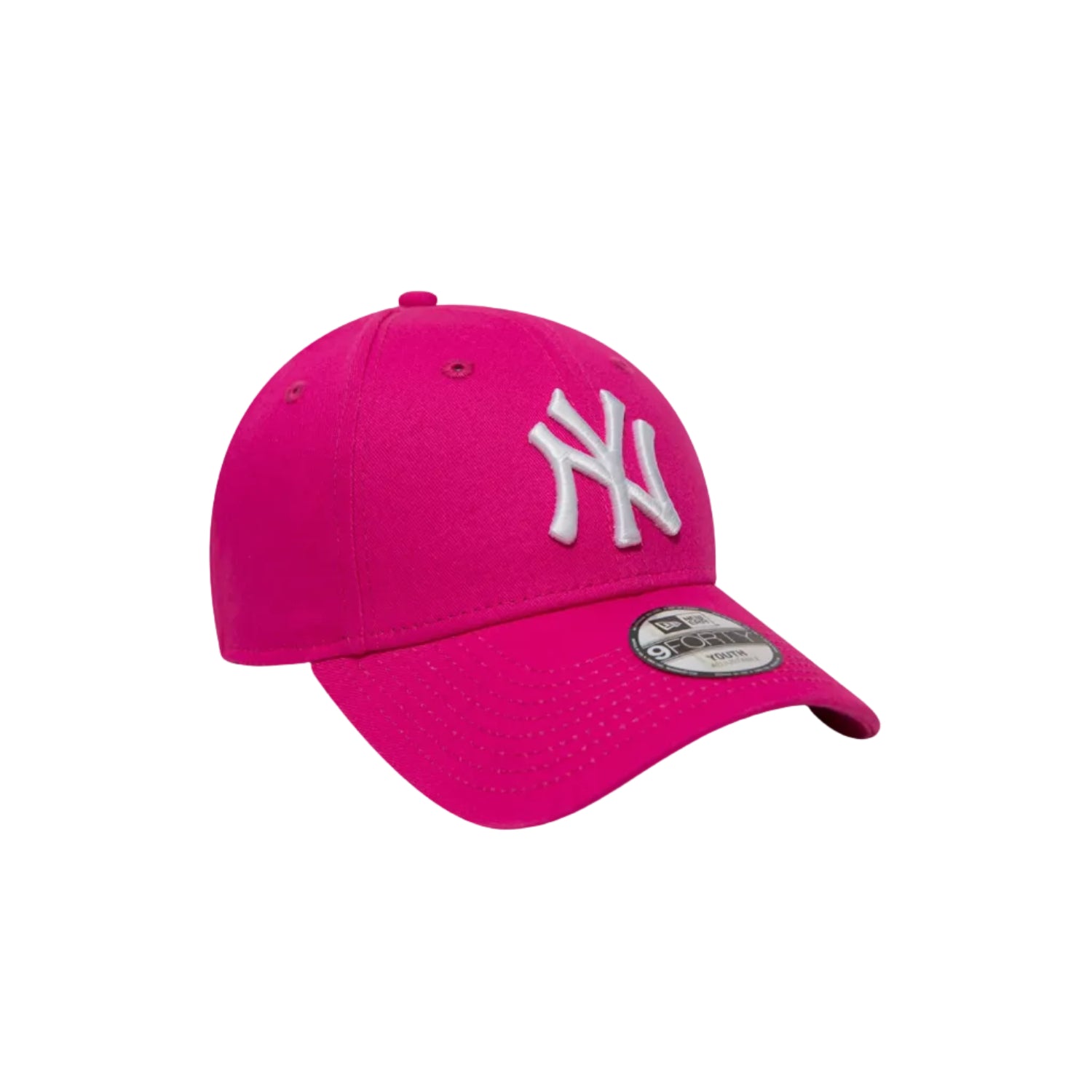 New Era kids' white and pink cap