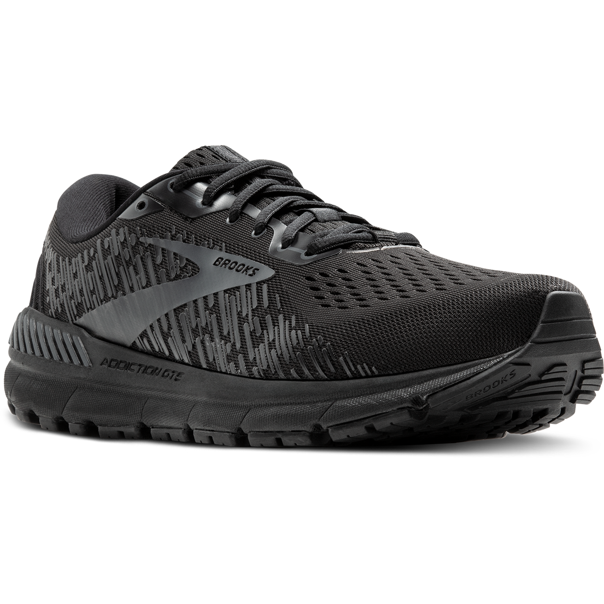 Brooks Mens Trainer Addiction GTS15 Black/Black/Ebony