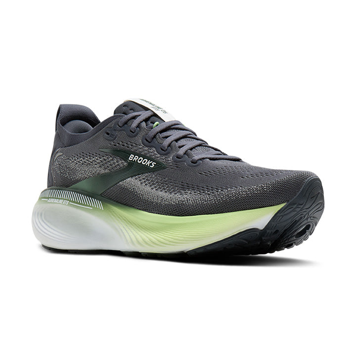Brooks Mens Trainer Adrenaline GTS 25 Grey/Paradise Green/Spruce
