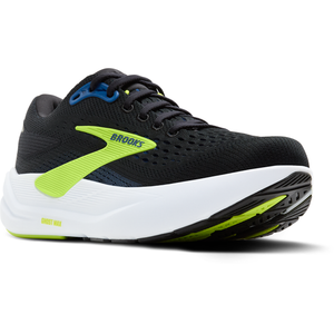 Brooks Mens Trainer Ghost Max 3 Black/Navy/Acid Lime