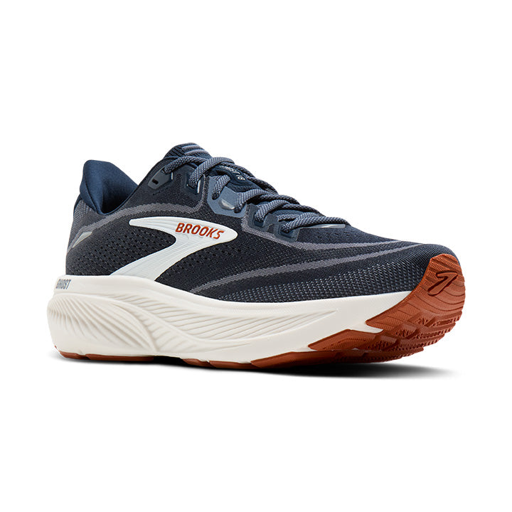 Brooks Mens Trainer Ghost 18 Navy Blazer/Red Earth/Blue