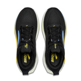 Brooks men's black and yellow mesh trainer