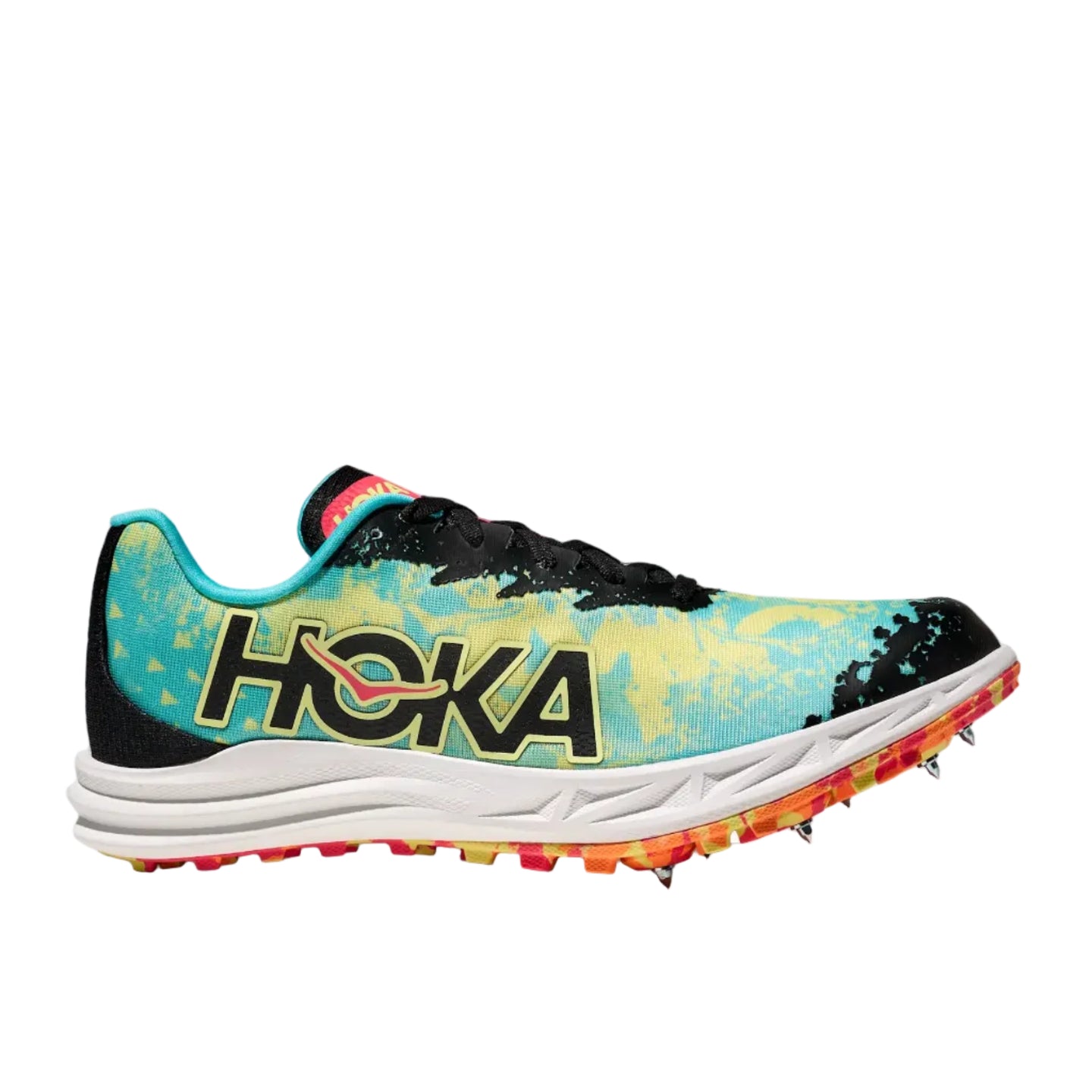 Hoka Adults Running Spikes Crescendo XC Cielo Blue/Yuzu
