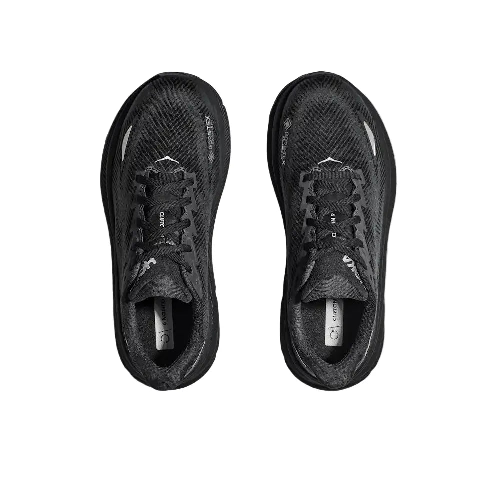 Hoka Womens Trainer Clifton 9 GTX Black/Black