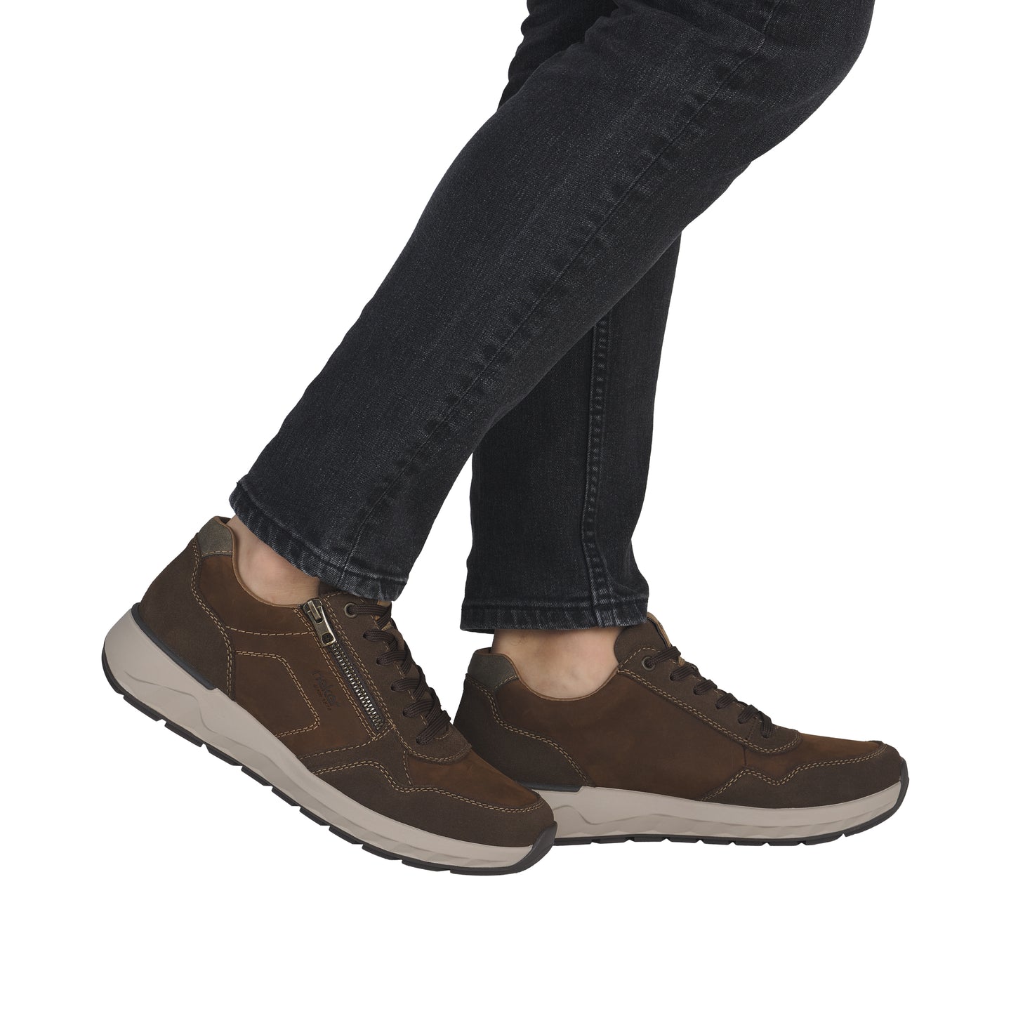 Rieker Mens Trainer 11500-22 Tabak/Noce/Kaffee