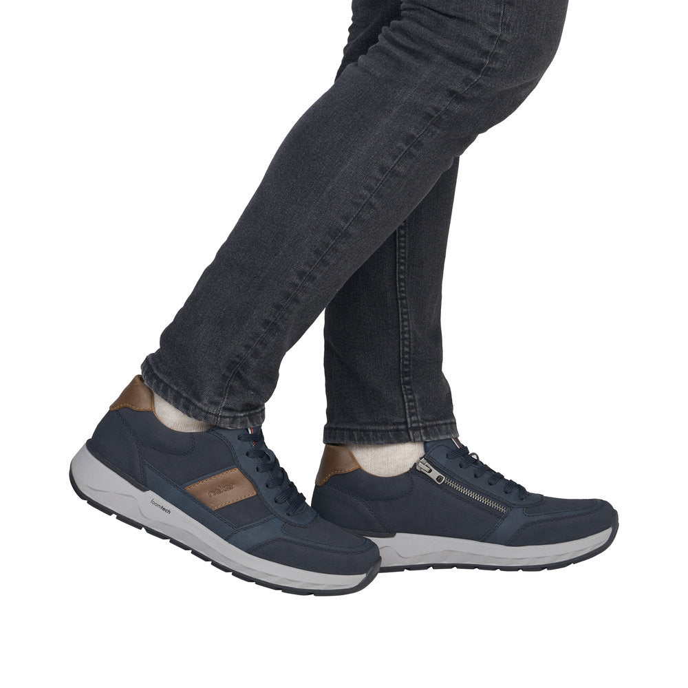Rieker Mens Trainer 11505-14 Blue