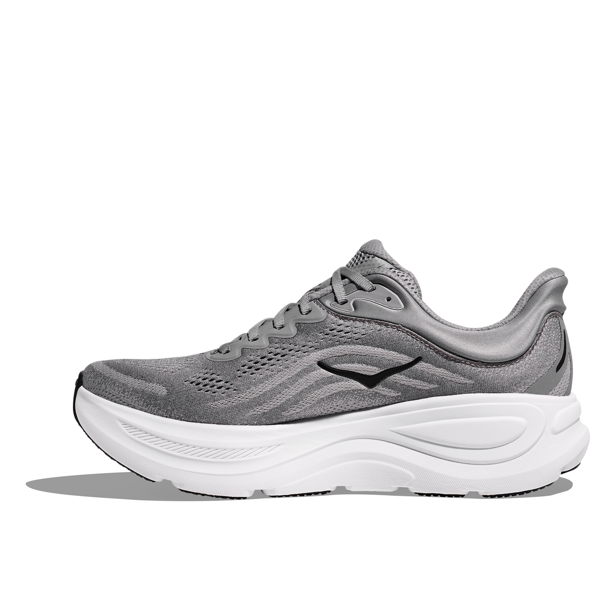 Hoka Mens Trainer Bondi 9 Galactic Grey/Stellar Grey