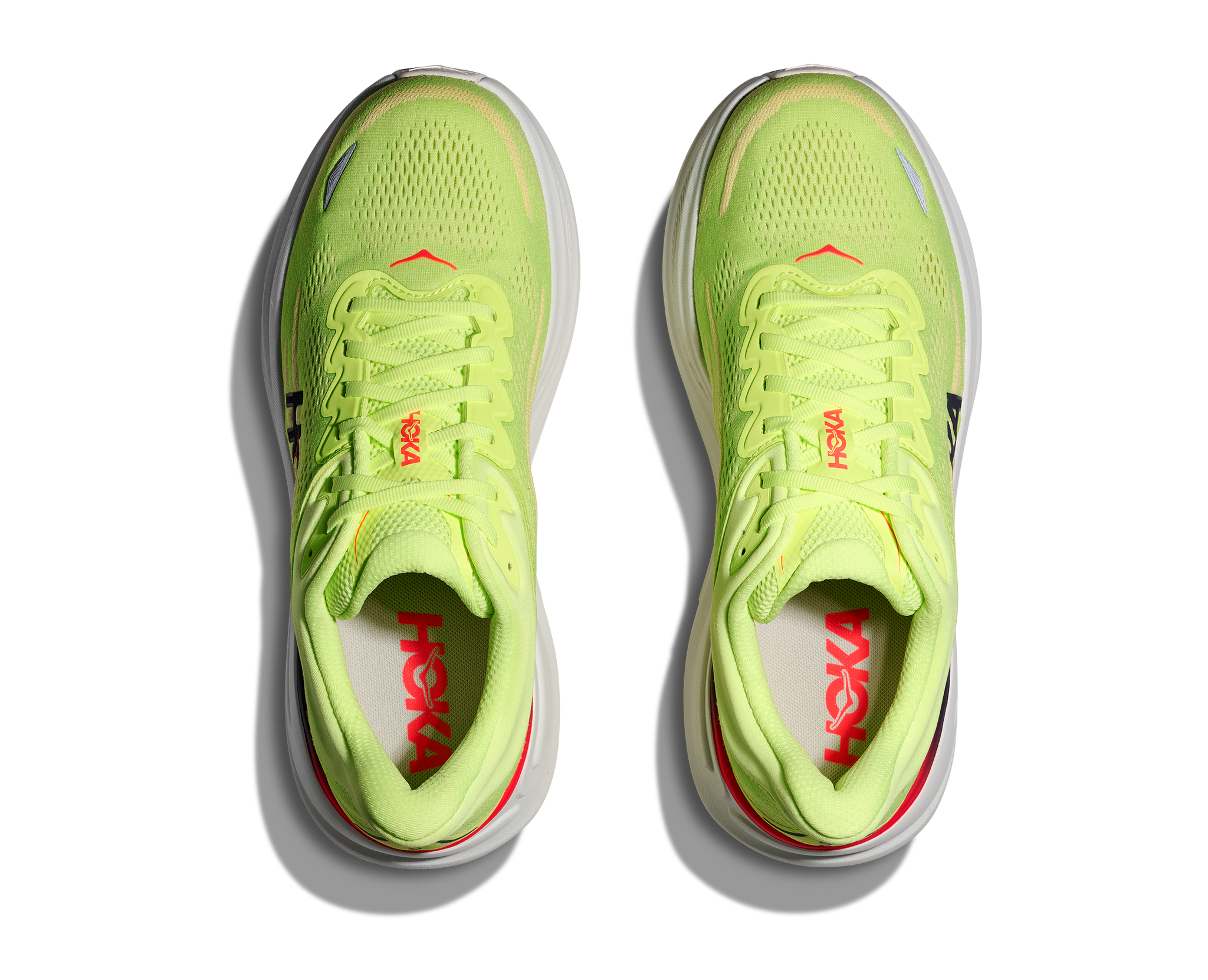 Hoka Mens Trainer Bondi 9 Neon Yuzu/Sunlight