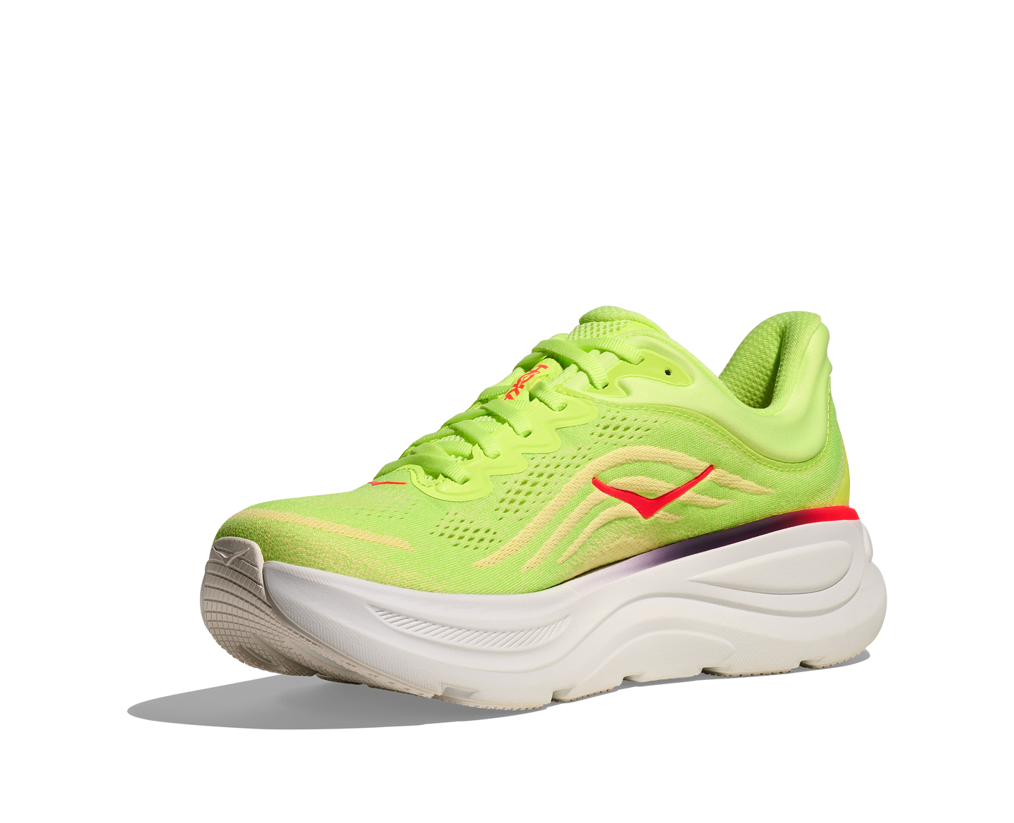 Hoka Mens Trainer Bondi 9 Neon Yuzu/Sunlight