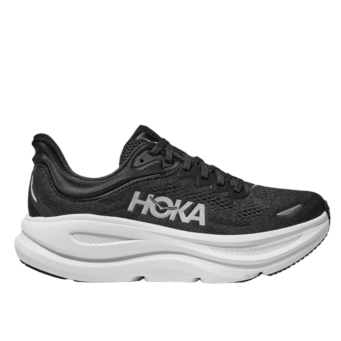 Hoka Womens Trainer Bondi 9 Wide Black/White