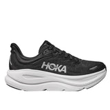 Hoka women's black and white mesh trainer