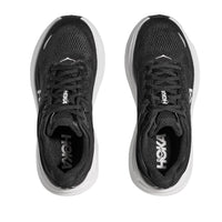 Hoka women's black and white mesh trainer