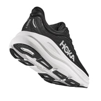 Hoka women's black and white mesh trainer