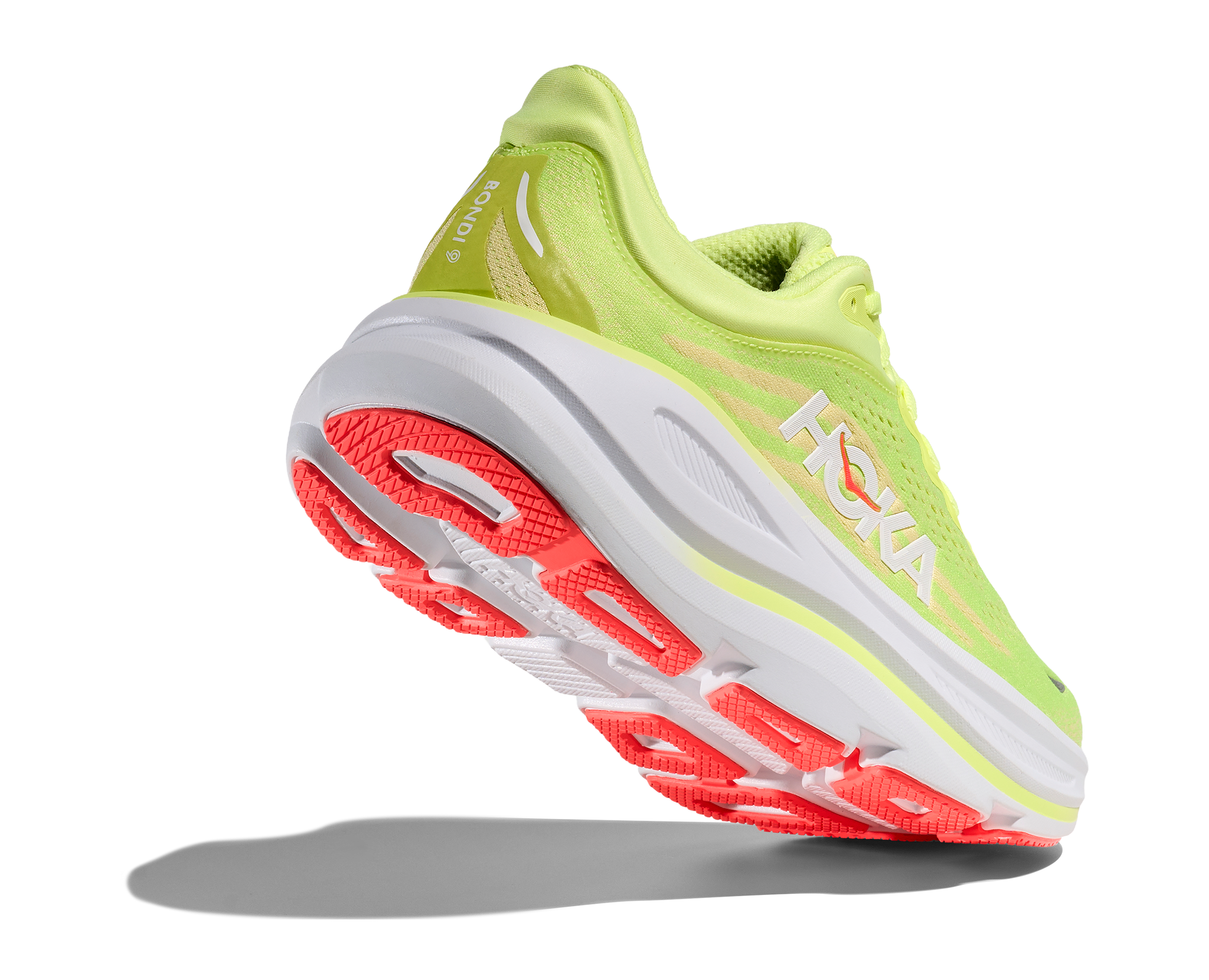 Hoka Womens Trainer Bondi 9 Neon Yuzu/Sunlight