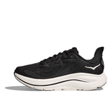 Hoka women's black and white mesh trainer