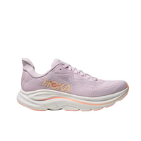 Hoka Womens Trainer Clifton 10 Lilac Cream/Tangerine Glow