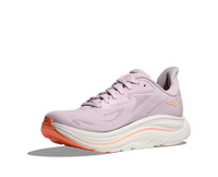 Hoka Womens Trainer Clifton 10 Lilac Cream/Tangerine Glow