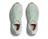 Hoka Womens Trainer Clifton 10 Sea Glass/Neon Flame