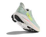 Hoka Womens Trainer Clifton 10 Sea Glass/Neon Flame