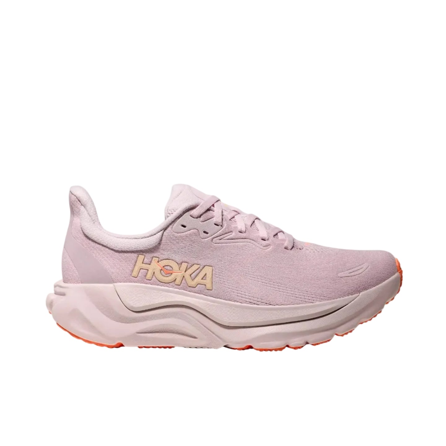 Hoka Womens Trainer Arahi 8 Lilac Cream/Neon Cantaloupe