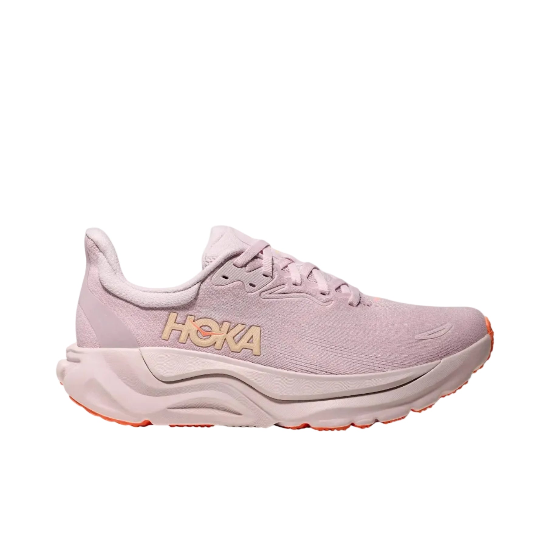 Hoka Womens Trainer Arahi 8 Lilac Cream/Neon Cantaloupe