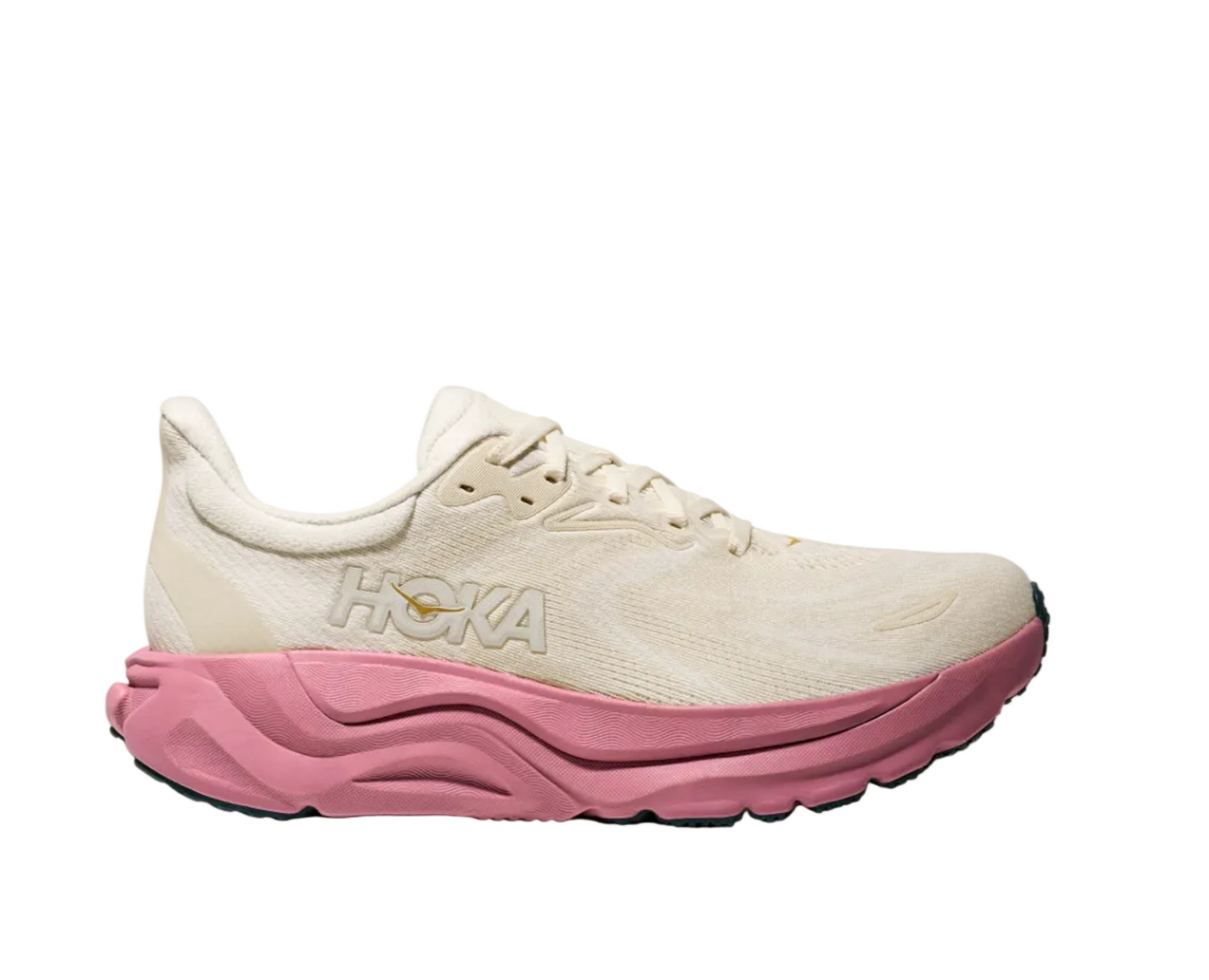 Hoka Womens Trainer Arahi 8 Wide Alabaster/Lingonberry