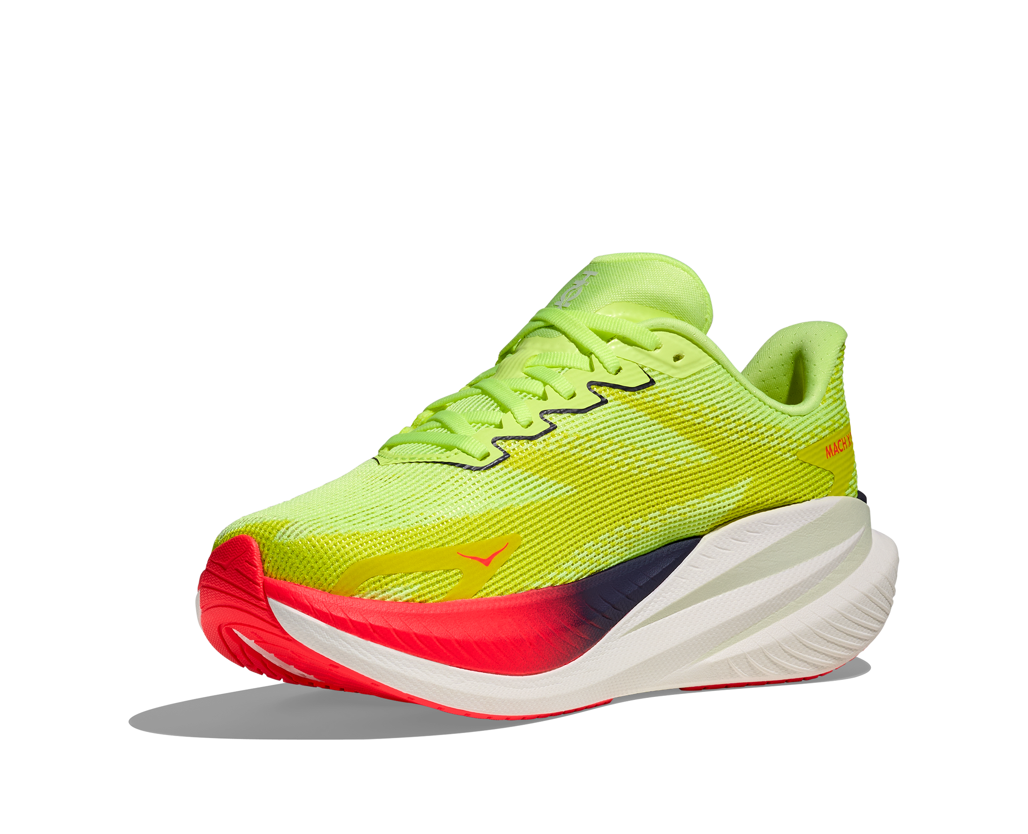 Hoka Womens Trainer Mach X 3 Neon Yuzu/Squid Ink