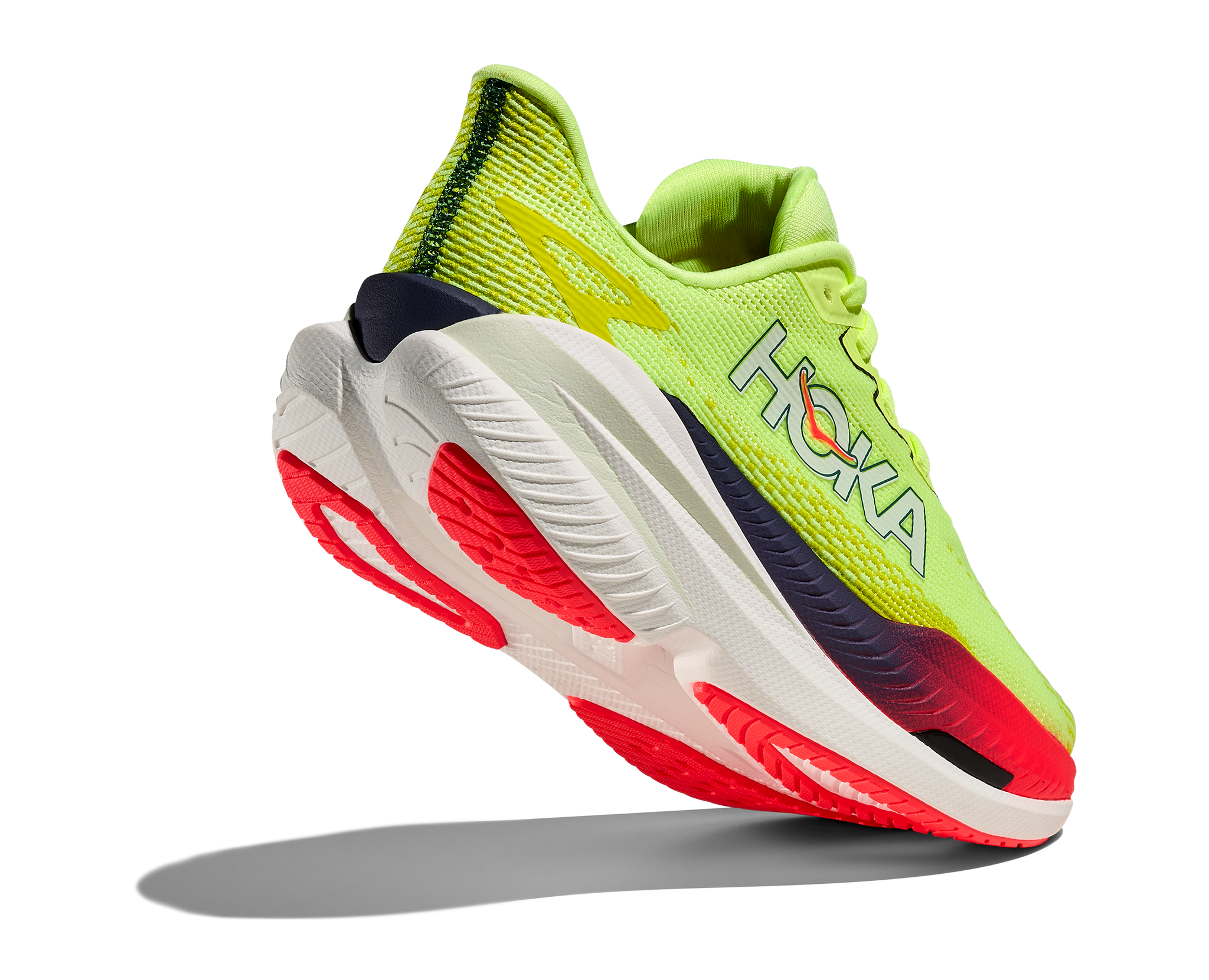 Hoka Womens Trainer Mach X 3 Neon Yuzu/Squid Ink