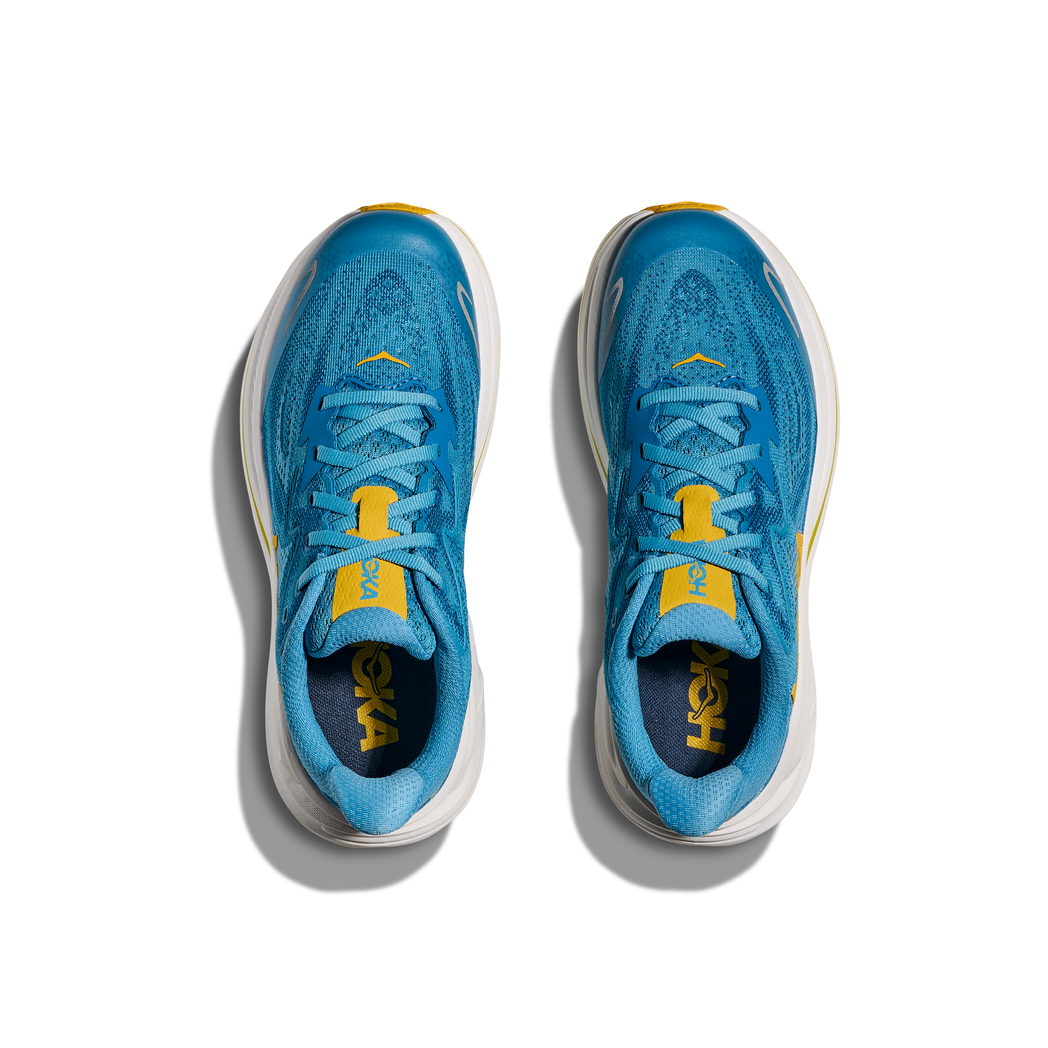 Hoka Youth Trainer Clifton 10 Big Kids Alpine Blue/Foggy Night