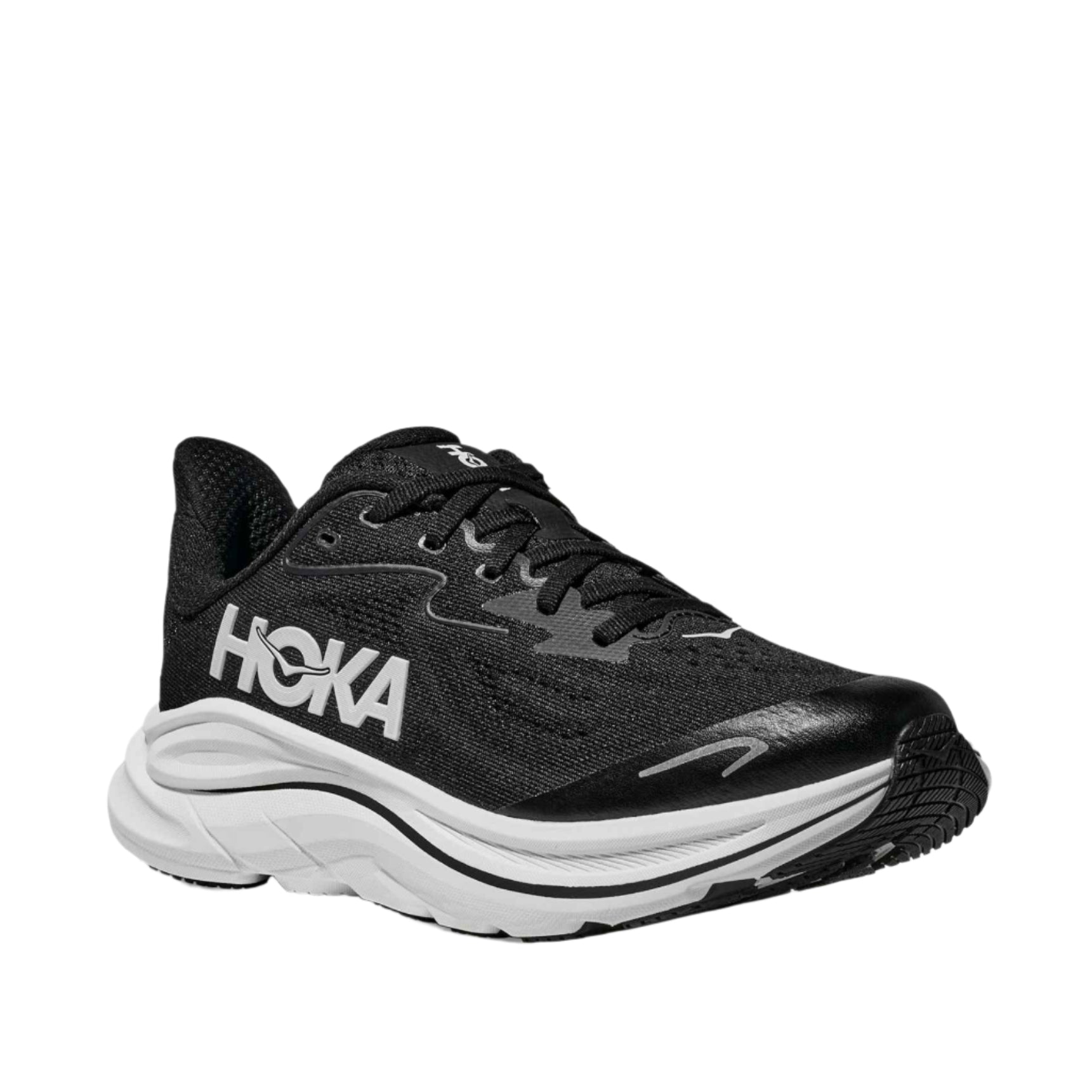 Hoka Kids Trainer Clifton 10 Big Kids Black/White