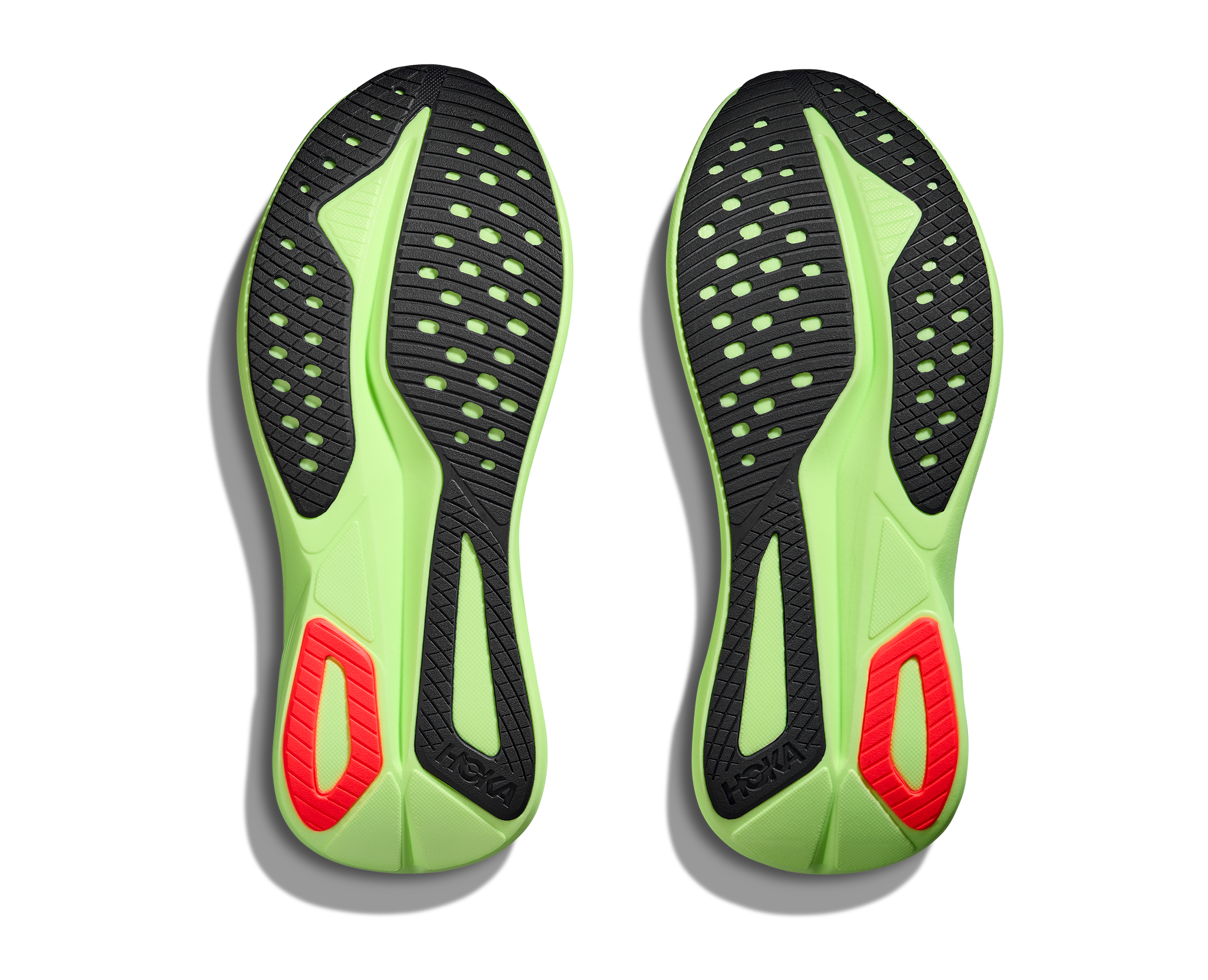 Hoka Womens Trainer Mach 7 Frost/Neon Yuzu