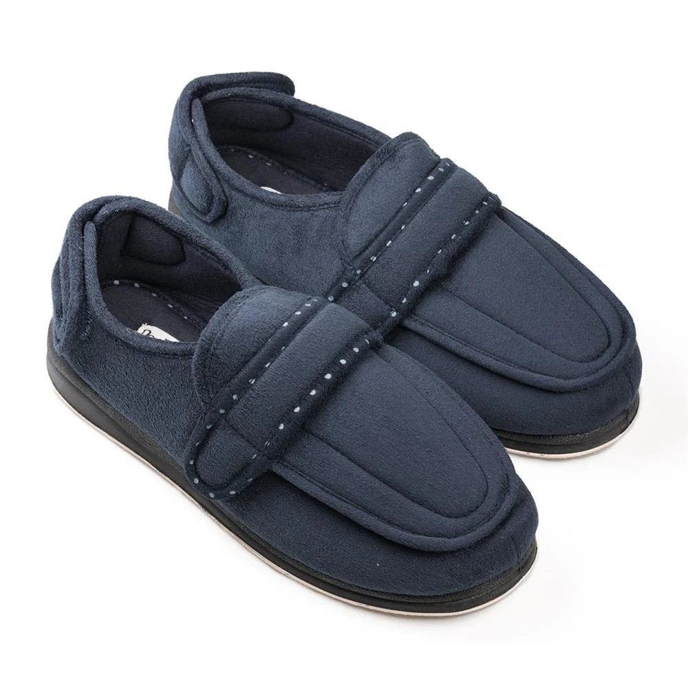Padders Womens Slipper Enfold Navy