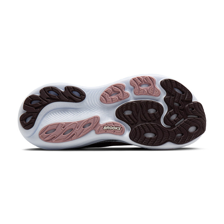 Brooks Womens Trainer Adrenaline GTS 25 Raisin/Woodrose/White