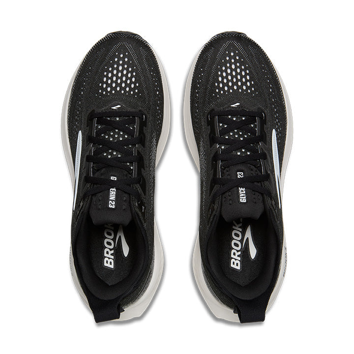 Brooks women's black and grey mesh trainer