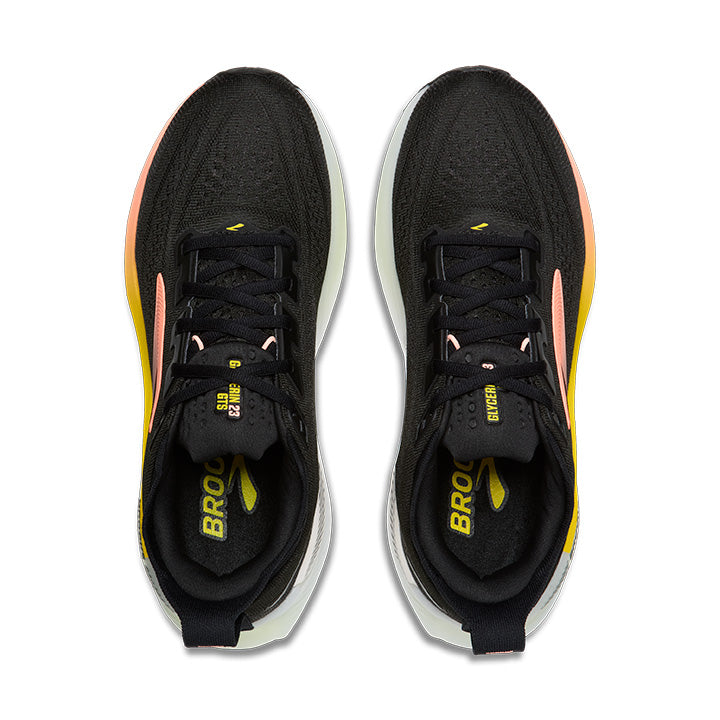 Brooks Womens Trainer Glycerin GTS 23 Black/Peach/Nightlife