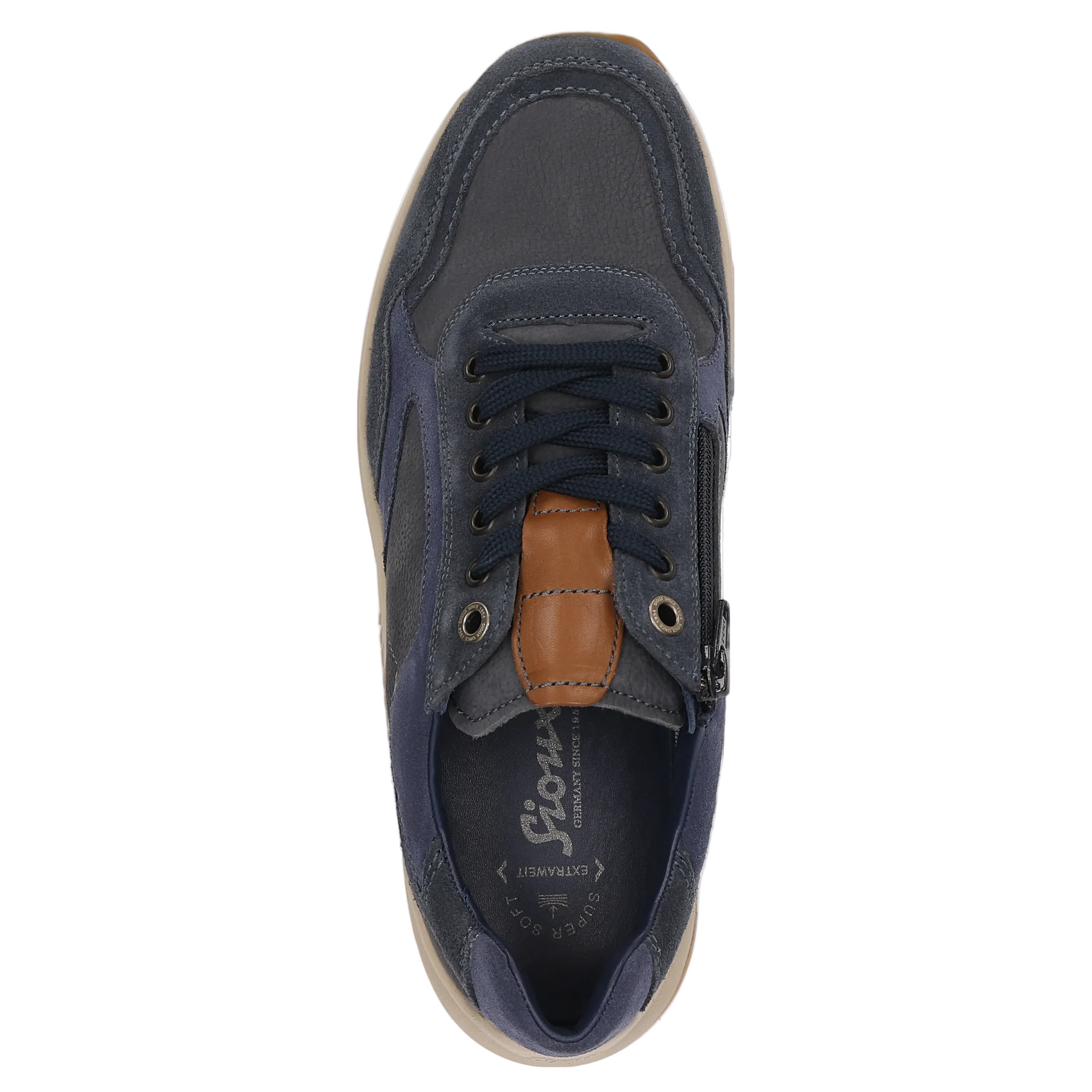 Sioux Mens Trainer Turibio-713 Deep Blue/Indac/Zaffir