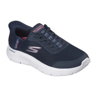 Skechers Womens Go Walk Trainer 124836 Navy/Pink