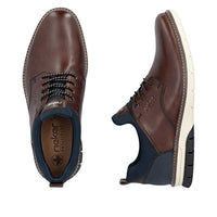 Rieker men's brown lace-up shoe