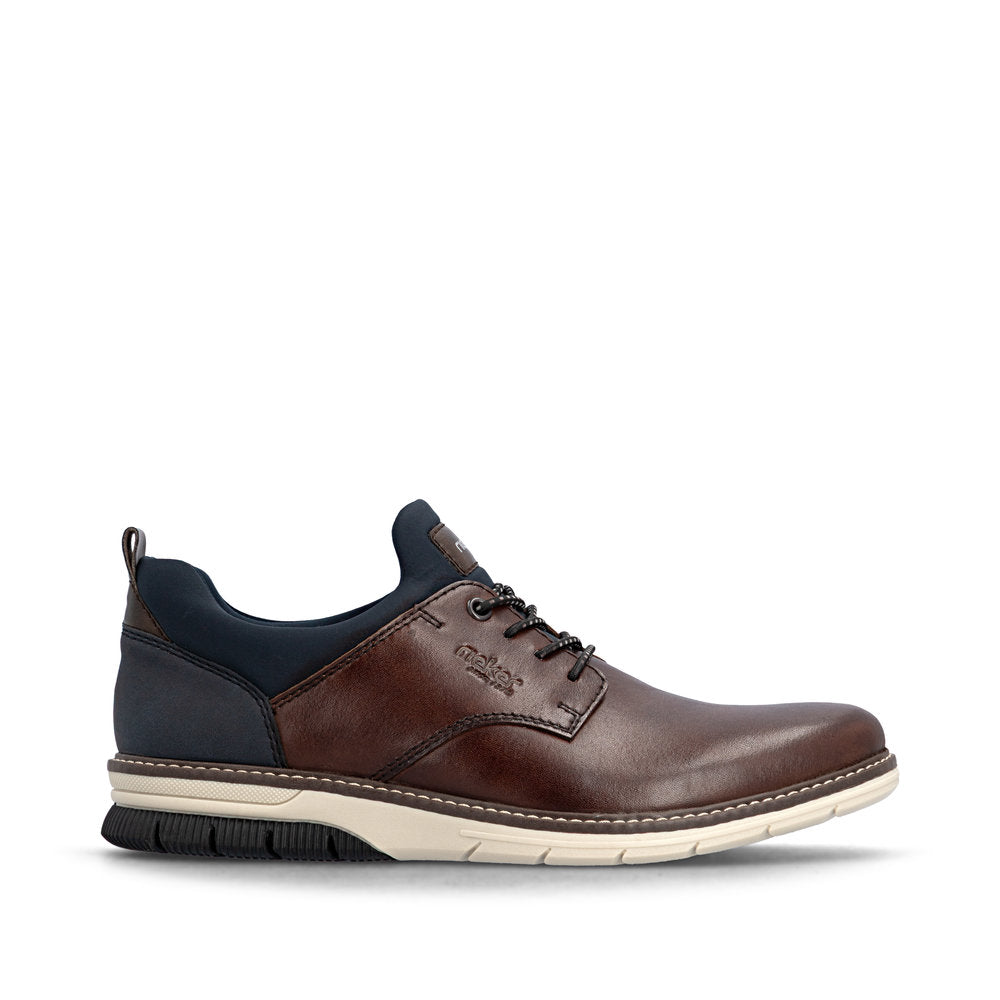 Rieker men's brown lace-up shoe