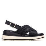 XTI Womens Sandal 145252 Black