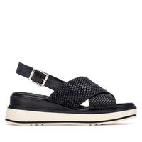 XTI Womens Sandal 145252 Black