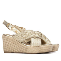 XTI Womens Sandal 145332 Gold