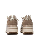 XTI Womens Wedge Trainer 146170 Beige