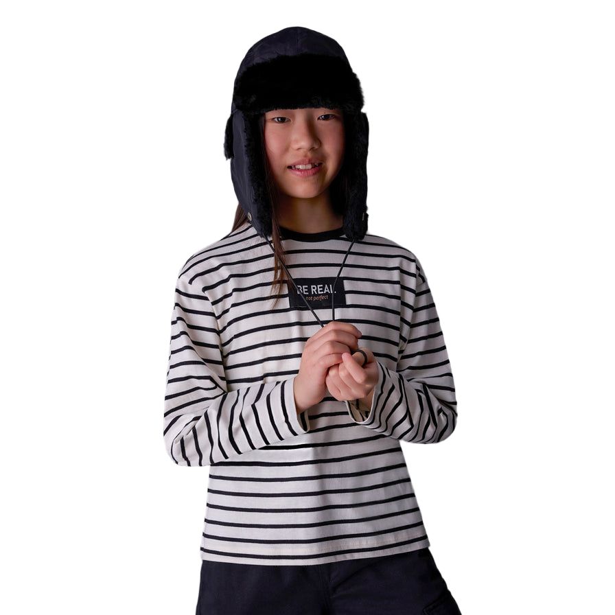 Mayoral Girls T-Shirt 7027 Macchiato/Black - 15-7027-10