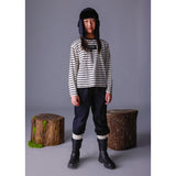 Mayoral Girls T-Shirt 7027 Macchiato/Black - 15-7027-10