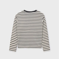 Mayoral Girls T-Shirt 7027 Macchiato/Black - 15-7027-10